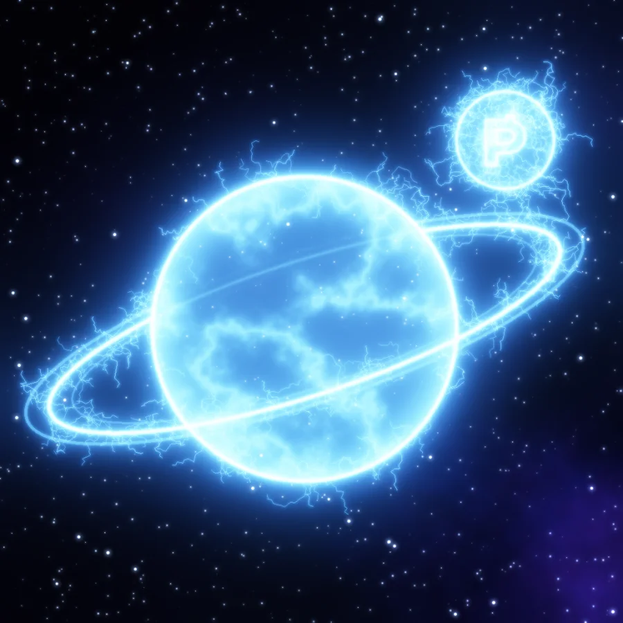 Orbit — plasma planet with ring